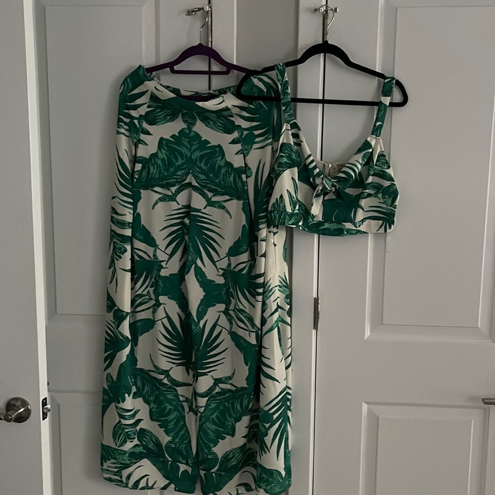 Leafy green 2piece set